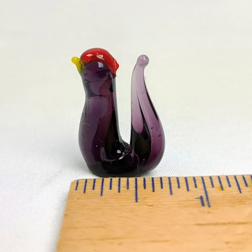 Vintage Lamp Worked Miniature Glass Animal Figurines